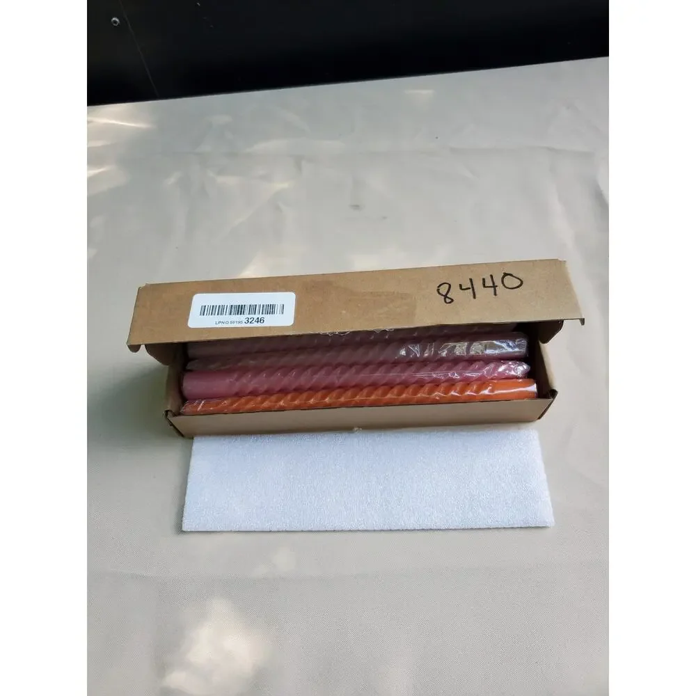 Spiral Taper Candles Set of 8 10
